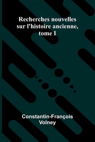 Produktbild: Recherches nouvelles sur l'histoire ancienne, tome I