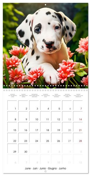 Produktbild: Cute PUPPY PERSONALITIES (Wall Calendar 2026 12 &times; 12 Inch) CALVENDO 12 Month Wall Calendar