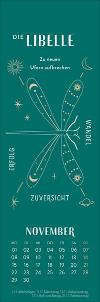 Produktbild: Krafttiere Lesezeichen & Kalender 2027