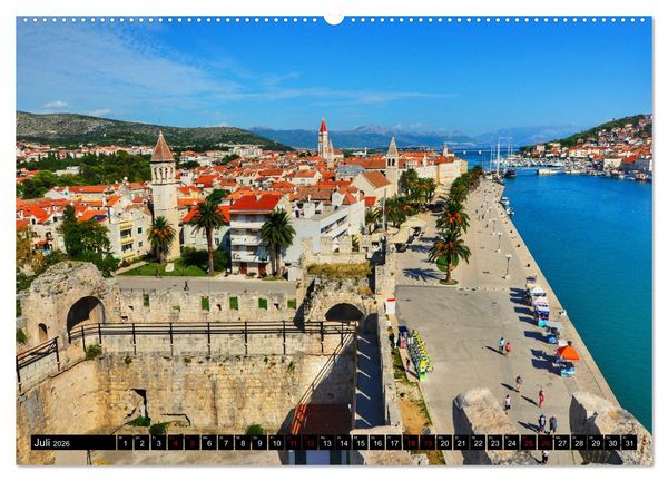 Produktbild: DALMATIEN - KROATISCHE K&Uuml;STE - Split mit Umgebung (Wandkalender 2026 DIN A2 quer), CALVENDO Monatskalender