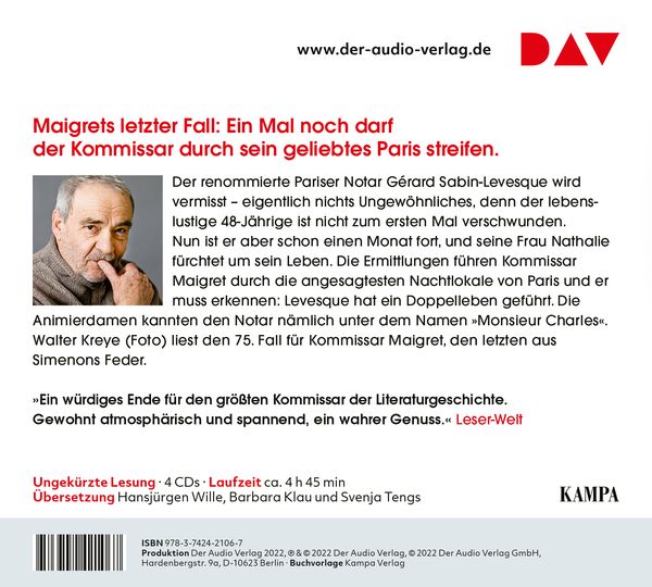 Produktbild: Maigret und Monsieur Charles