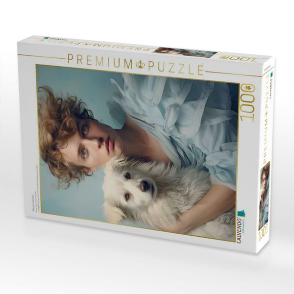 Produktbild: CALVENDO Puzzle Mensch und Hund | 1000 Teile Lege-Gr&ouml;&szlig;e 64x48cm Foto-Puzzle f&uuml;r gl&uuml;ckliche Stunden