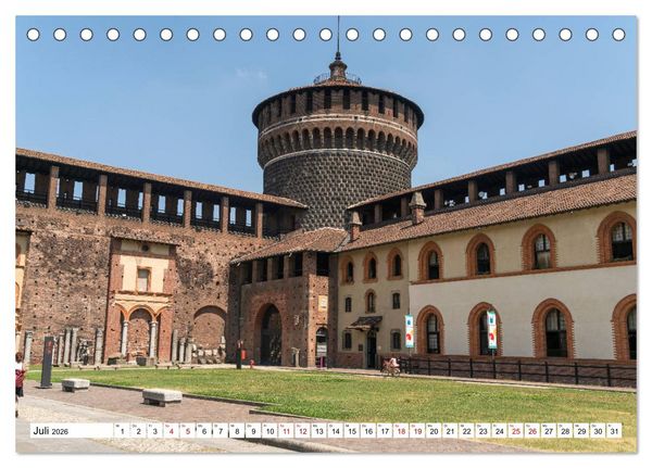 Produktbild: Italien - Mailand (Tischkalender 2026 DIN A5 quer), CALVENDO Monatskalender