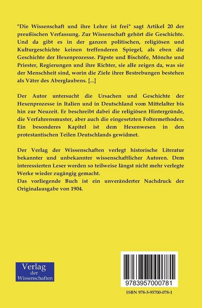 Produktbild: Die Geschichte der Hexenprozesse