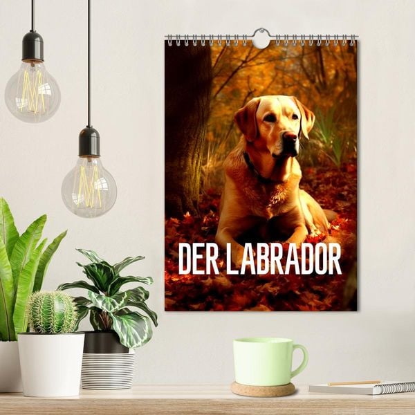 Produktbild: Der Labrador (Wandkalender 2026 DIN A4 hoch), CALVENDO Monatskalender