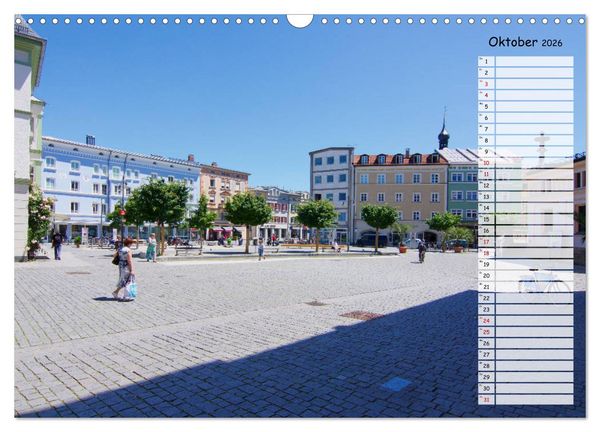 Produktbild: Eine Perle Oberbayerns - Rosenheim (Wandkalender 2026 DIN A3 quer), CALVENDO Monatskalender