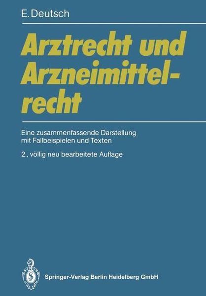 Produktbild: Arztrecht und Arzneimittelrecht