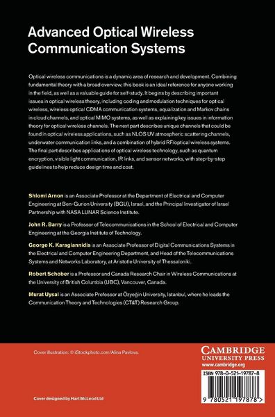 Produktbild: Advanced Optical Wireless Communication Systems