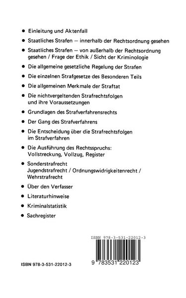 Produktbild: Einf&uuml;hrung in das Strafrecht