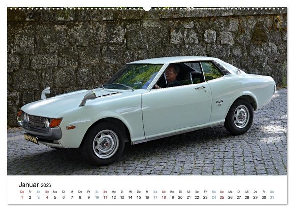 Produktbild: Autos der 70er (hochwertiger Premium Wandkalender 2026 DIN A2 quer), Kunstdruck in Hochglanz
