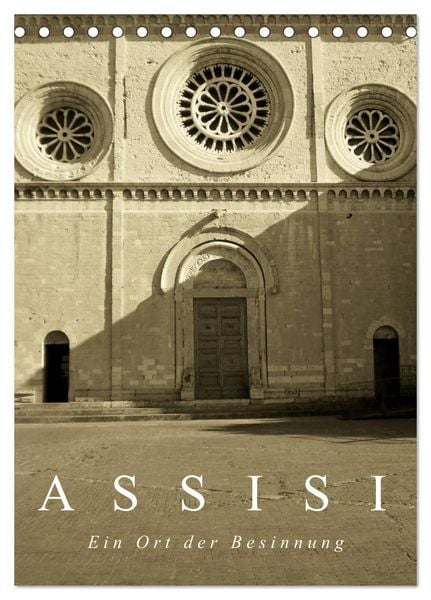 Produktbild: Assisi. Ein Ort der Besinnung. (Tischkalender 2026 DIN A5 hoch), CALVENDO Monatskalender