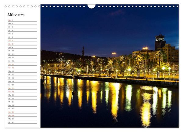 Produktbild: Metropole Barcelona (Wandkalender 2026 DIN A3 quer), CALVENDO Monatskalender