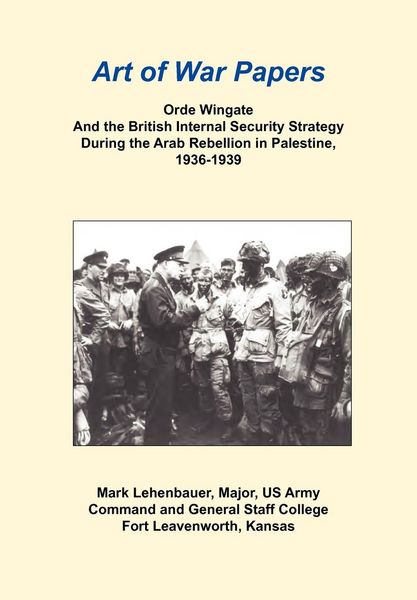 Produktbild: Orde Wingate and the British Internal Security Strategy During the Arab Rebellion in Palestine, 1936-1939