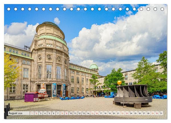 Produktbild: M&uuml;nchen Impressionen (Tischkalender 2026 DIN A5 quer), CALVENDO Monatskalender