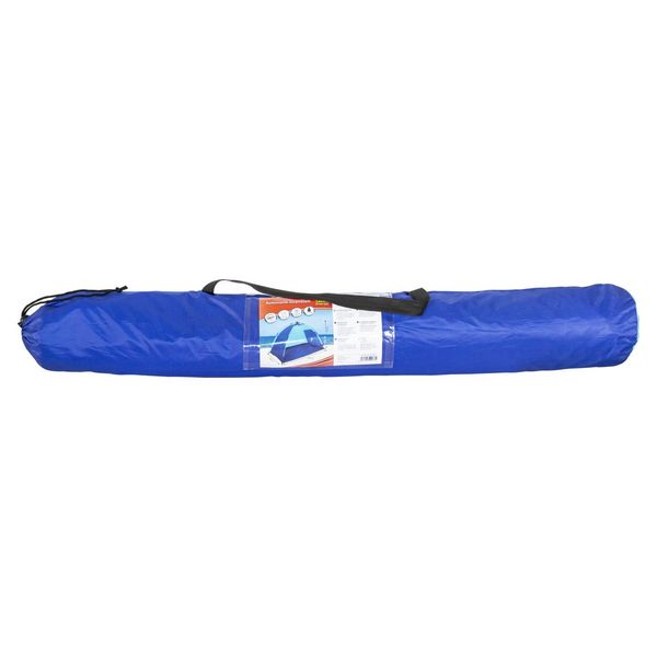 Produktbild: Idena Automatik Strandzelt UV40+ mit Tragetasche blau/t&uuml;rkis 190x100x110cm