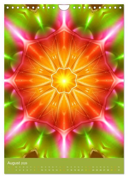 Produktbild: Lichtvolle Mandalas (Wandkalender 2026 DIN A4 hoch), CALVENDO Monatskalender