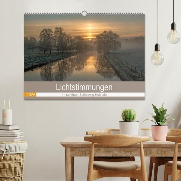 Produktbild: Lichtstimmungen im sch&ouml;nen Schleswig Holstein (Wandkalender 2026 DIN A2 quer), CALVENDO Monatskalender