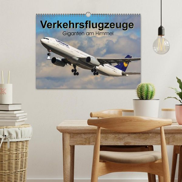 Produktbild: Verkehrsflugzeuge (Wandkalender 2026 DIN A3 quer), CALVENDO Monatskalender
