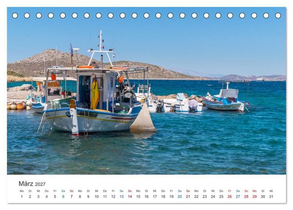 Produktbild: Leros - die Insel der G&ouml;ttin Artemis (Tischkalender 2027 DIN A5 quer), CALVENDO Monatskalender