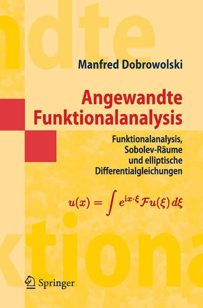 Produktbild: Angewandte Funktionalanalysis