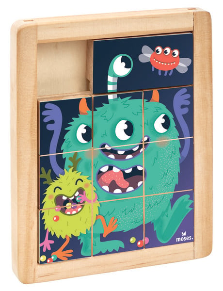 Produktbild: Kleine Schiebepuzzle aus Holz