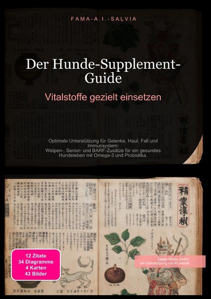 Produktbild: Der Hunde-Supplement-Guide: Vitalstoffe gezielt einsetzen