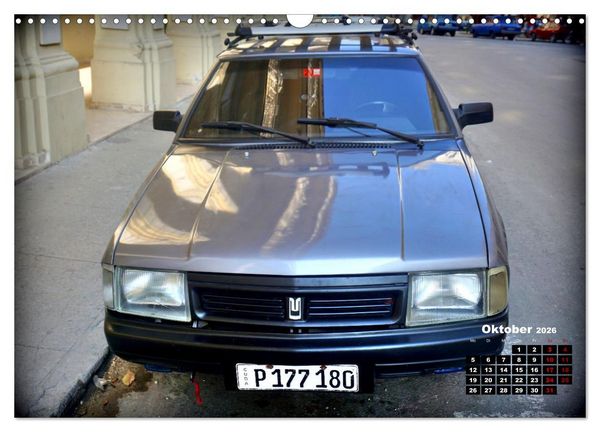 Produktbild: Moskwitsch-2141 - Ein russischer Oldtimer in Kuba (Wandkalender 2026 DIN A3 quer), CALVENDO Monatskalender
