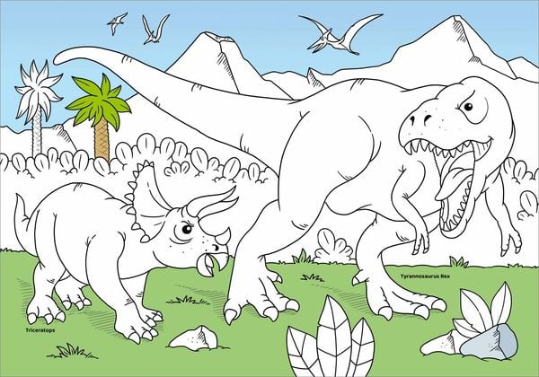 Produktbild: Dinostark! R&auml;tsel- und Malspa&szlig;