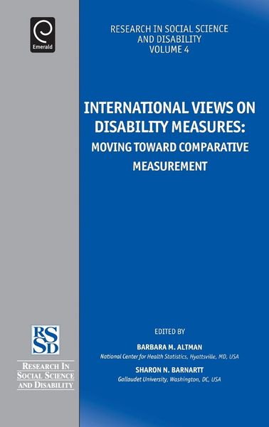 Produktbild: International Views on Disability Measures