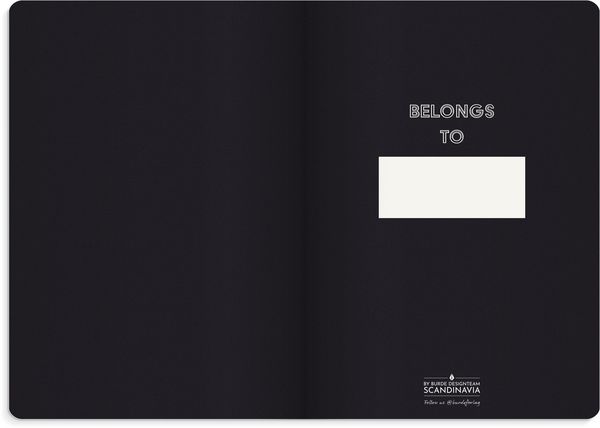 Produktbild: Burde Notizbuch Deluxe A5 schwarz