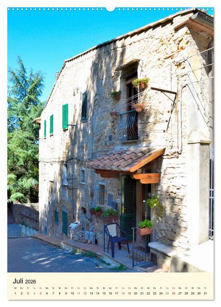 Produktbild: Toskana - Unterwegs in Volterra (Wandkalender 2026 DIN A2 hoch), CALVENDO Monatskalender