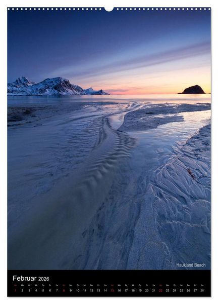 Produktbild: Northern Norway (hochwertiger Premium Wandkalender 2026 DIN A2 hoch), Kunstdruck in Hochglanz
