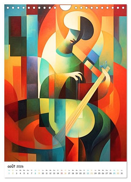 Produktbild: Ballade symphonique (Calendrier mural 2026 DIN A4 horizontal), CALVENDO calendrier mensuel