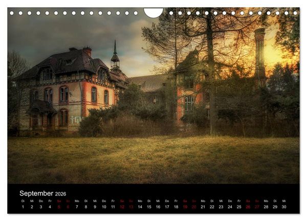Produktbild: Auch von au&szlig;en haben Lost Places ihren Charme (Wandkalender 2026 DIN A4 quer), CALVENDO Monatskalender