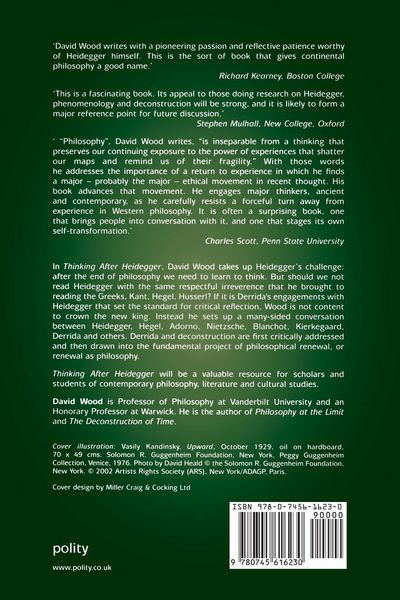 Produktbild: Thinking After Heidegger