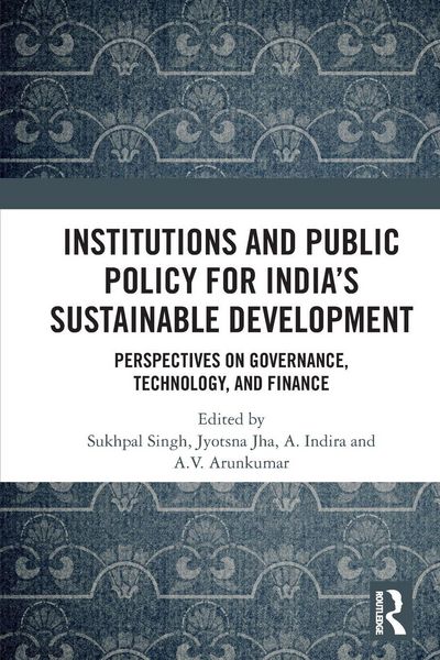 Produktbild: Institutions and Public Policy for India's Sustainable Development