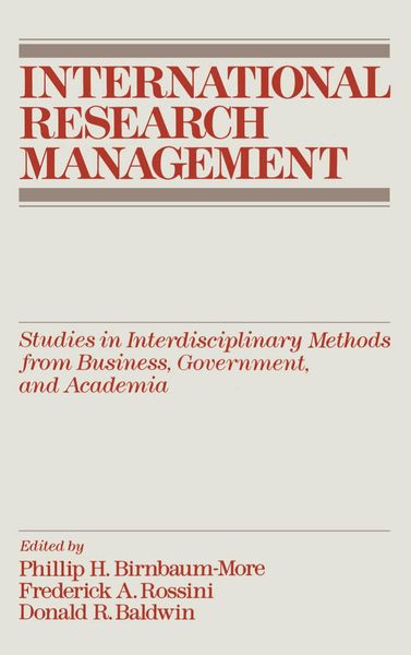 Produktbild: International Research Management