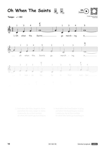 Produktbild: Kalimba Songbook