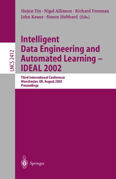 Produktbild: Intelligent Data Engineering and Automated Learning - IDEAL 2002