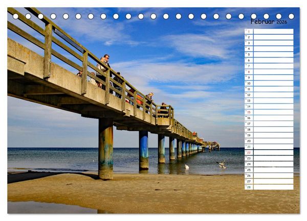 Produktbild: Ostseebad Boltenhagen - Sehnsuchtsort an der Ostsee (Tischkalender 2026 DIN A5 quer), CALVENDO Monatskalender