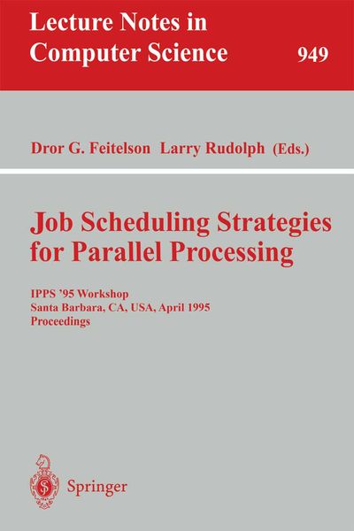 Produktbild: Job Scheduling Strategies for Parallel Processing