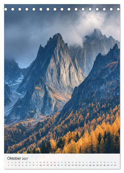 Produktbild: Alpenzauber (Tischkalender 2027 DIN A5 hoch), CALVENDO Monatskalender