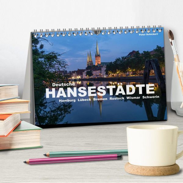 Produktbild: Deutsche Hansest&auml;dte (Tischkalender 2026 DIN A5 quer), CALVENDO Monatskalender
