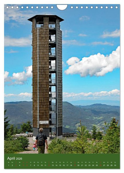 Produktbild: Schwarzwald Nord (Wandkalender 2026 DIN A4 hoch), CALVENDO Monatskalender