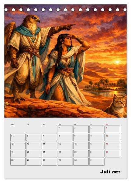 Produktbild: Mythische Gef&auml;hrten (Tischkalender 2027 DIN A5 hoch), CALVENDO Monatskalender