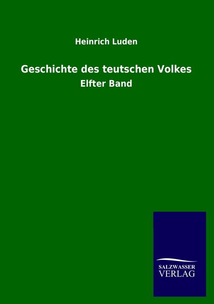Produktbild: Geschichte des teutschen Volkes