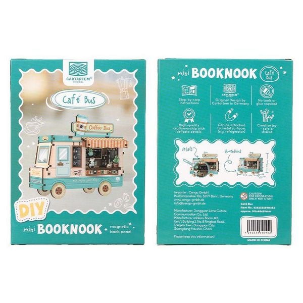 Produktbild: Mini-Booknook Caf&eacute; Bus