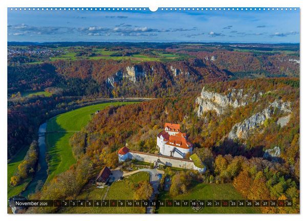 Produktbild: Mein Donautal aus der Luft (Wandkalender 2026 DIN A2 quer), CALVENDO Monatskalender