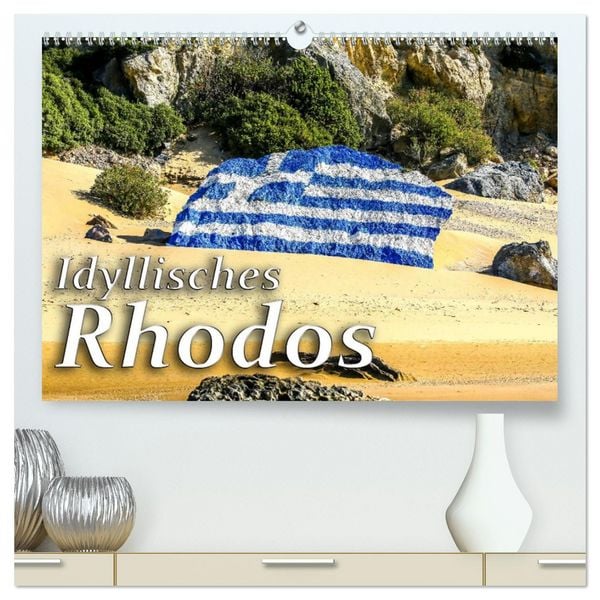 Produktbild: Idyllisches Rhodos (hochwertiger Premium Wandkalender 2026 DIN A2 quer), Kunstdruck in Hochglanz