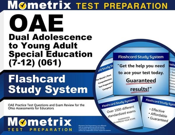 Produktbild: Oae Dual Adolescence to Young Adult Special Education (7-12) (061) Flashcard Study System
